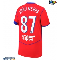 Moški Nogometni dresi Paris Saint-Germain Joao Neves #87 Tretji 2025-26 Kratek Rokav